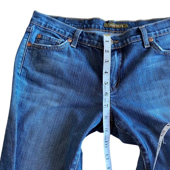 David Kahn Heidi‎ Cropped Capri Jeans Women's Sz 30 Beachy Coastal Hipster - Picture 11 of 12